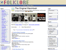 Tablet Screenshot of folklore.org